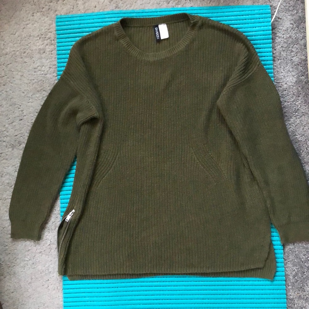 Olive green sweater